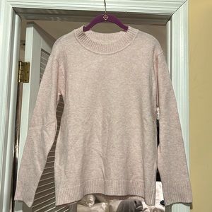 Brand new never worn Loft pastel pink long sleeve sweater